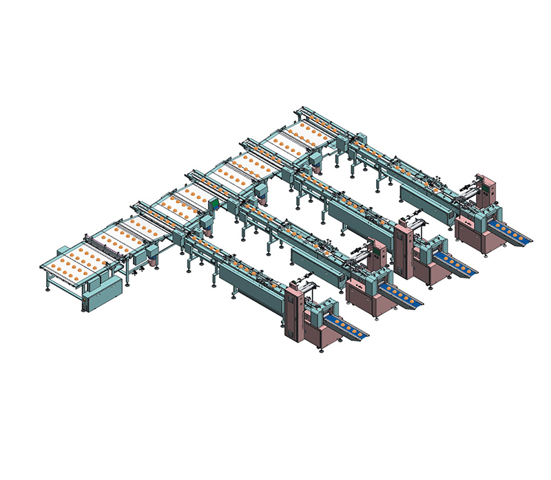 One drag four  Professional Customized Automatic Stick Wafer Biscuit Production Packing Line nh-s4
